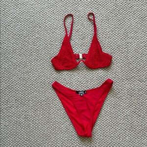 Red Bikini Set